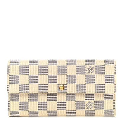 Louis Vuitton Damier Azur Sarah Wallet 1 of 10