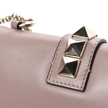 Valentino Garavani Vitello Small Glam Lock Rockstud Flap Poudre 8 of 14