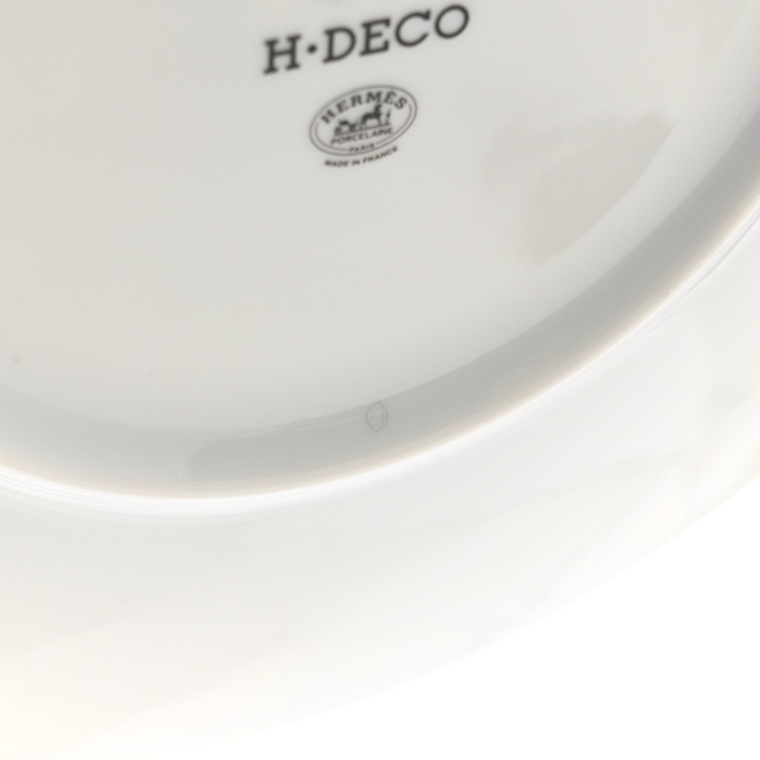 Hermes Porcelain H Deco Dinner Plate Set of 2 Black White 6 of 7
