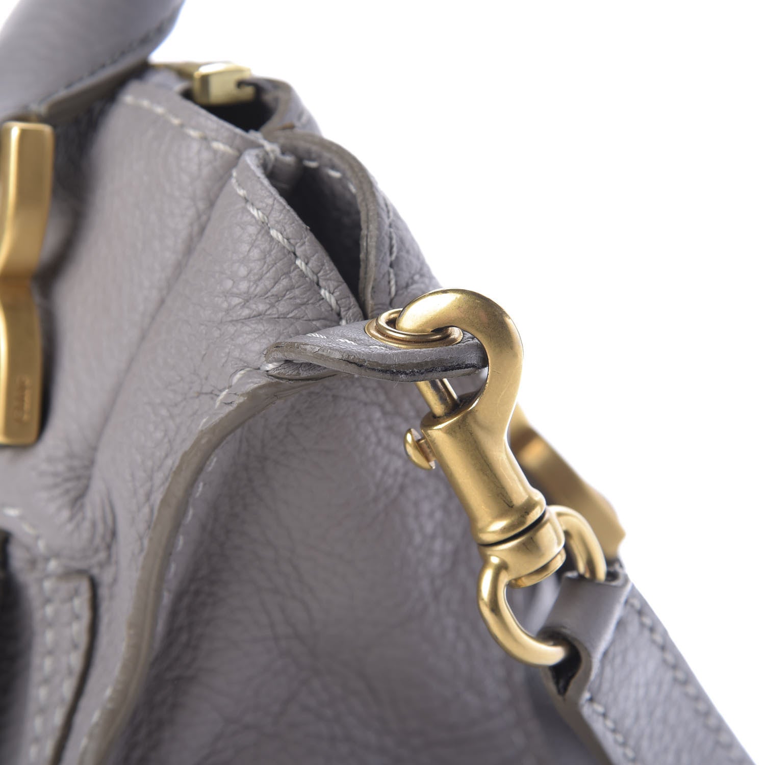 Chloe Calfskin Medium Marcie Satchel Cashmere Grey 12 of 16