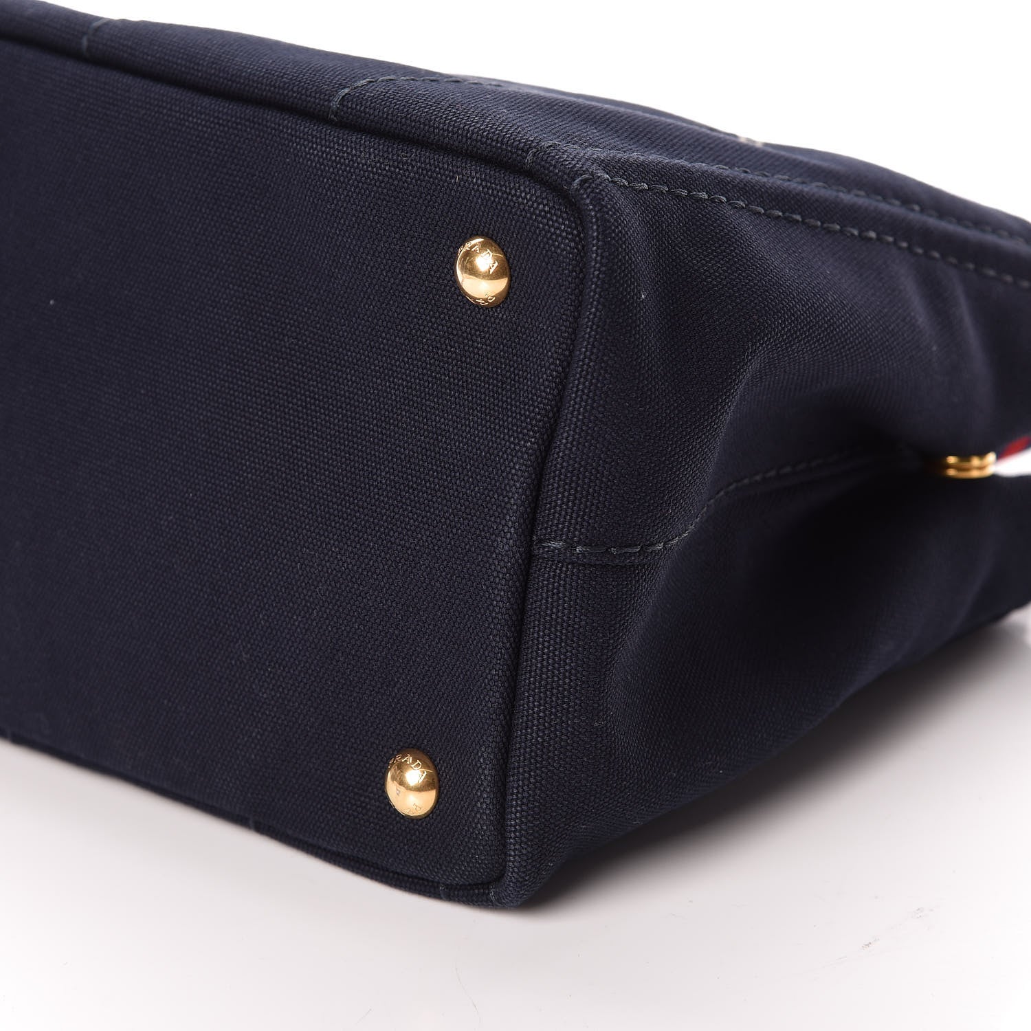Prada Canapa Small Logo Tote Blue Talco 7 of 9