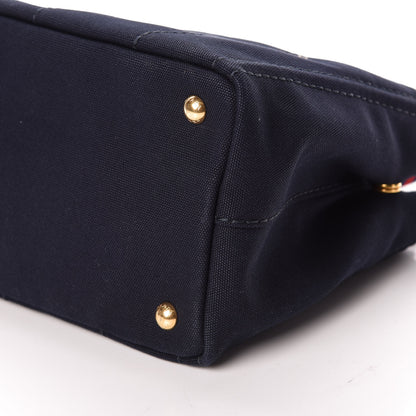 Prada Canapa Small Logo Tote Blue Talco 7 of 9
