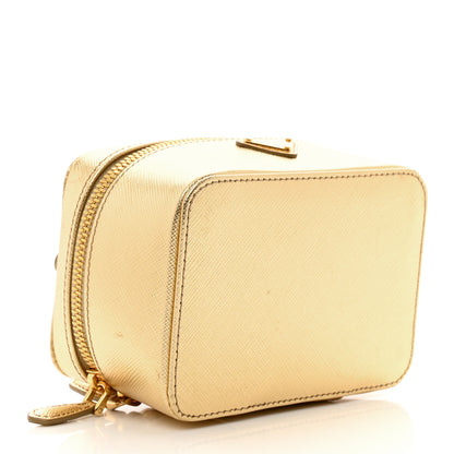 Prada Saffiano Beauty Case Platino 4 of 6