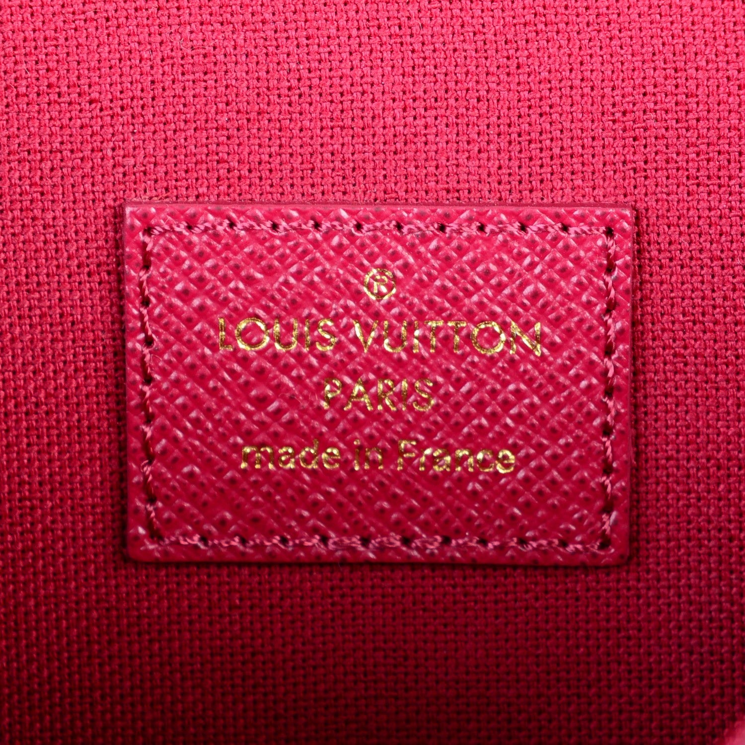 Louis Vuitton Monogram Pochette Felicie Chain Wallet Fuchsia 6 of 9