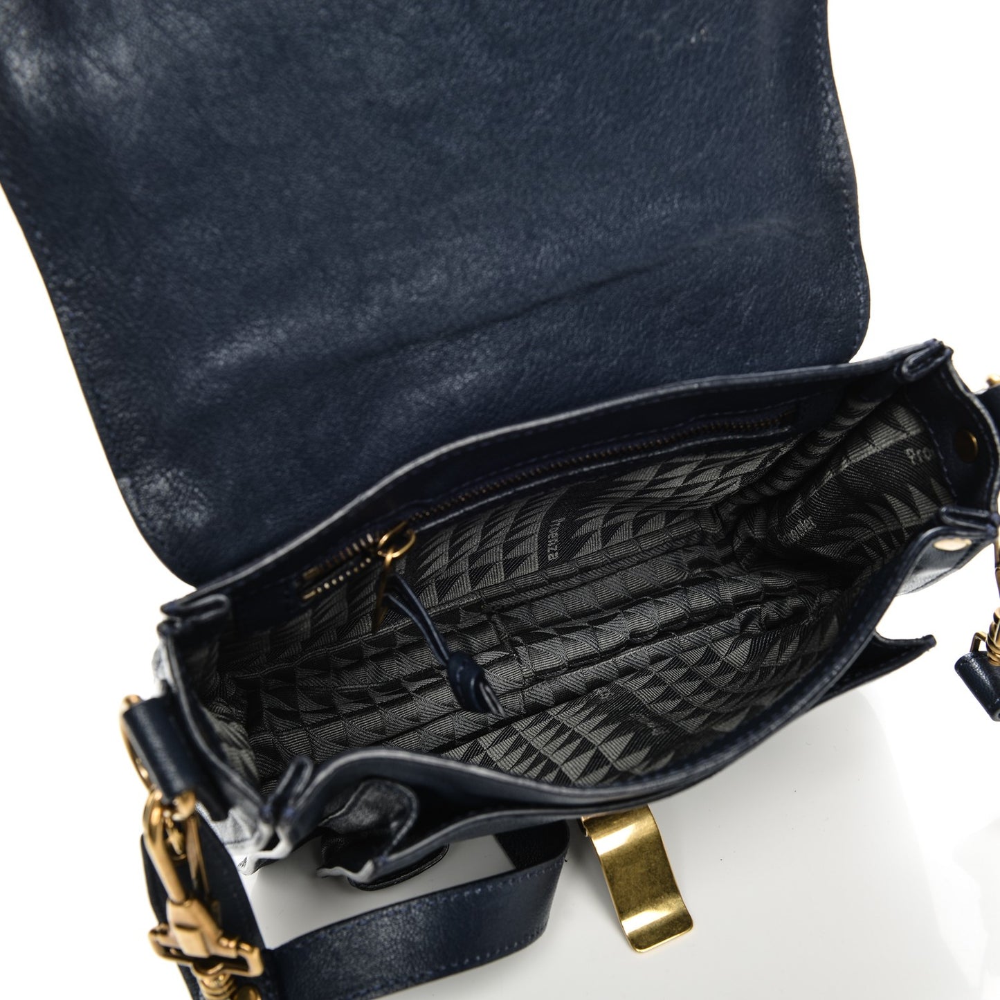 Lambskin PS1 Mini Pouch Messenger Midnight