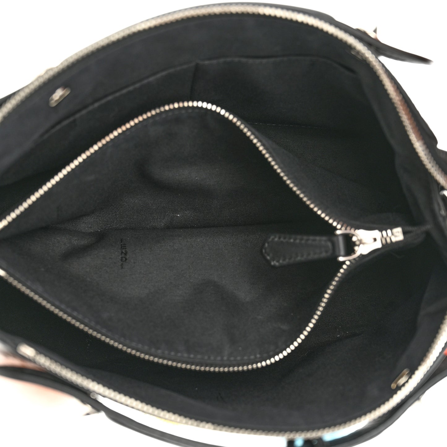 Vitello Dolce Mink Fur Pom Pom Medium By The Way Boston Bag Black Multicolor