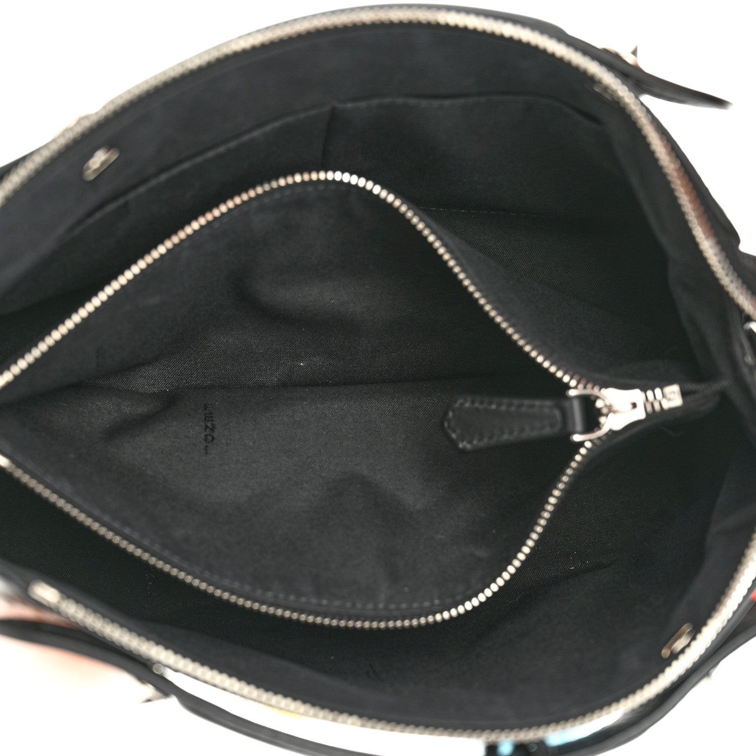 Fendi Vitello Dolce Mink Fur Pom Pom Medium By The Way Boston Bag Black Multicolor 5 of 10