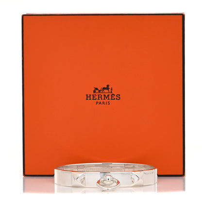 Hermes Sterling Silver PM Collier De Chien Bracelet LG 5 of 5