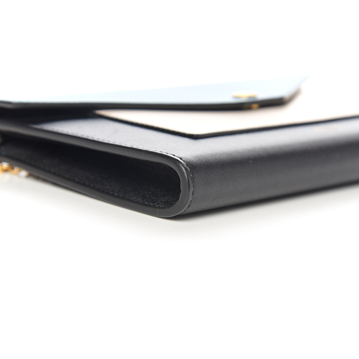 Celine Shiny Calfskin Clutch On A Chain Multicolor 6 of 9