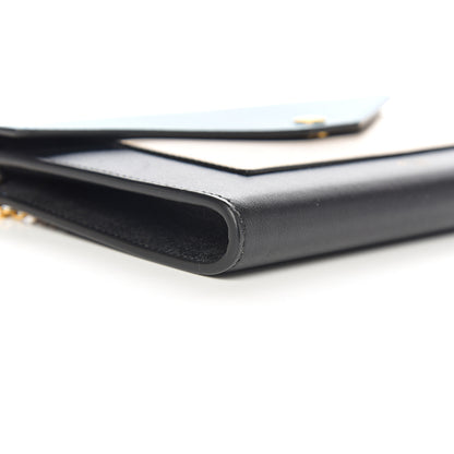 Celine Shiny Calfskin Clutch On A Chain Multicolor 6 of 9