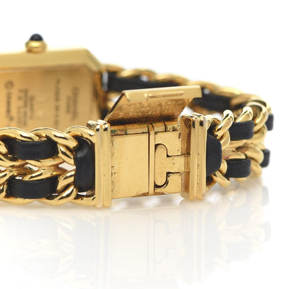Chanel Stainless Steel Lambskin 20mm Chain Premiere Quartz Watch Gold M 6 of 6