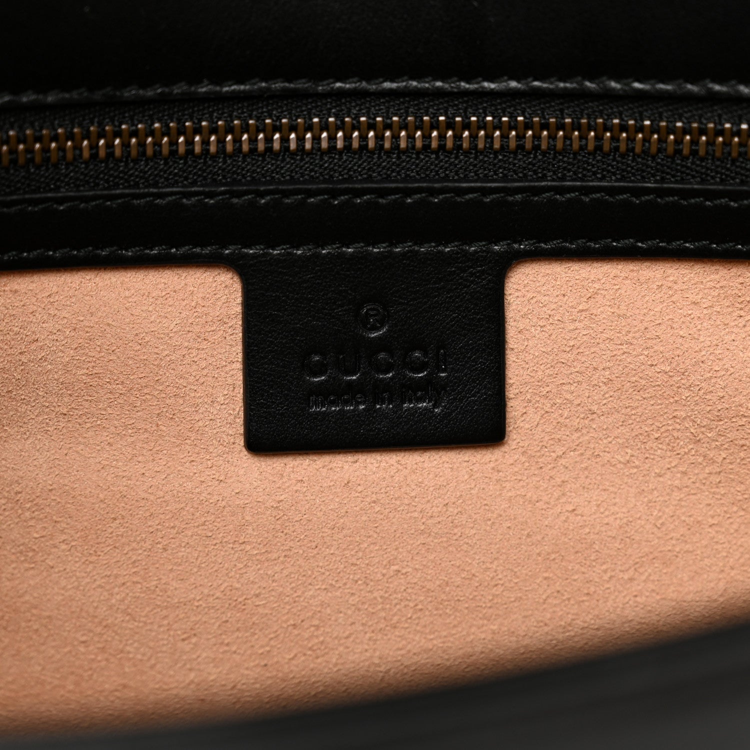 Gucci Calfskin Matelasse GG Marmont Clutch Black 6 of 7