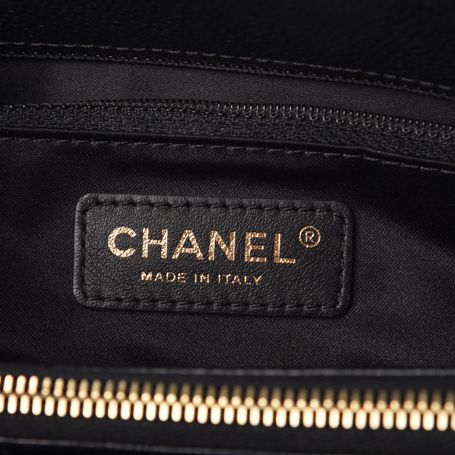 Chanel Caviar Quilted Grand Shopping Tote GST Black 6 of 10