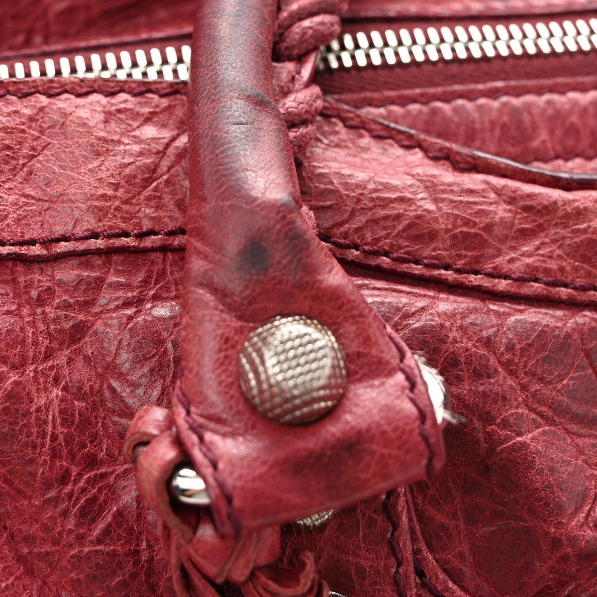 Balenciaga Agneau Giant 12 Silver Hardware City Cassis 12 of 15