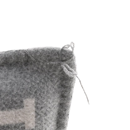 Hermes Wool Cashmere Avalon III Pillow PM Ecru Gris Clair 4 of 5
