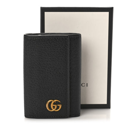Gucci Calfskin GG Marmont 6 Key Holder Black 9 of 9