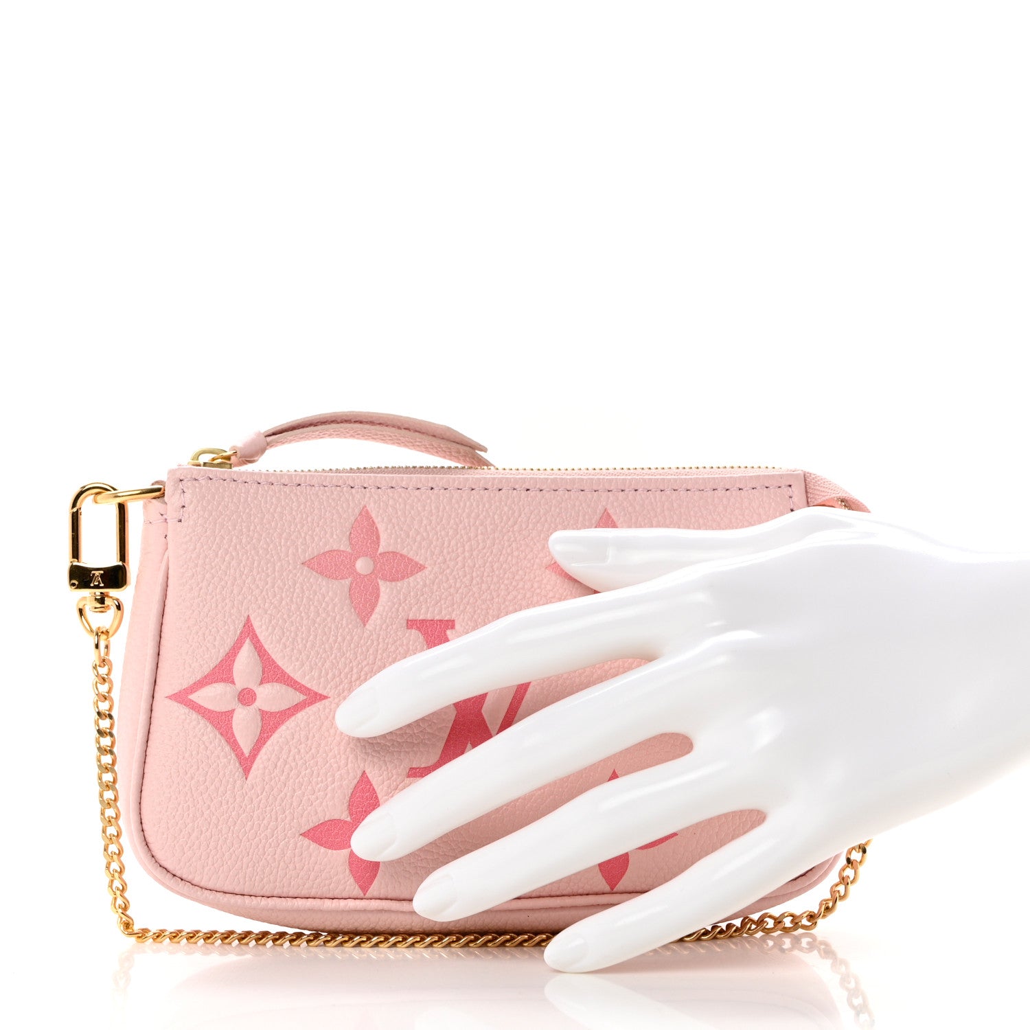Louis Vuitton Empreinte Monogram Giant By The Pool Mini Pochette Accessories Bouton De Rose 2 of 7
