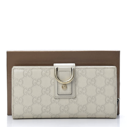 Gucci Guccissima Abbey Continental Wallet Off White 11 of 11