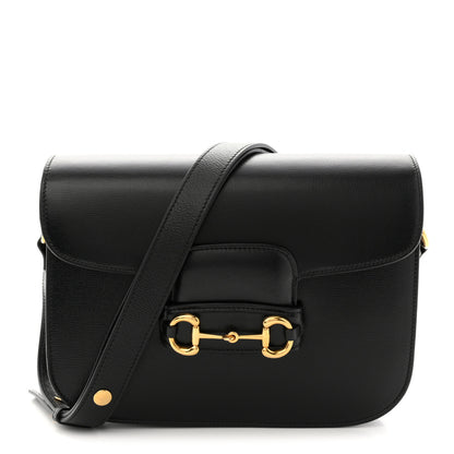 Gucci Azalea Calfskin Horsebit 1955 Shoulder Bag Black 1 of 10
