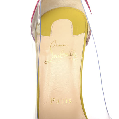 Christian Louboutin Patent PVC Debout 100 Pumps 38 Version Riviera 8 of 10