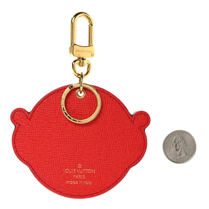 Louis Vuitton Monogram Animal Faces Bird Bag Charm 2 of 4