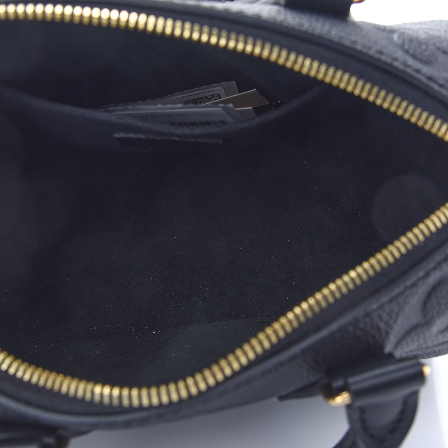 Louis Vuitton Empreinte Monogram Giant Speedy Bandouliere 20 Black 5 of 8