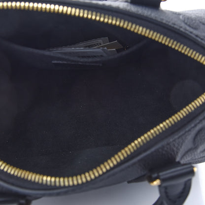 Louis Vuitton Empreinte Monogram Giant Speedy Bandouliere 20 Black 5 of 8