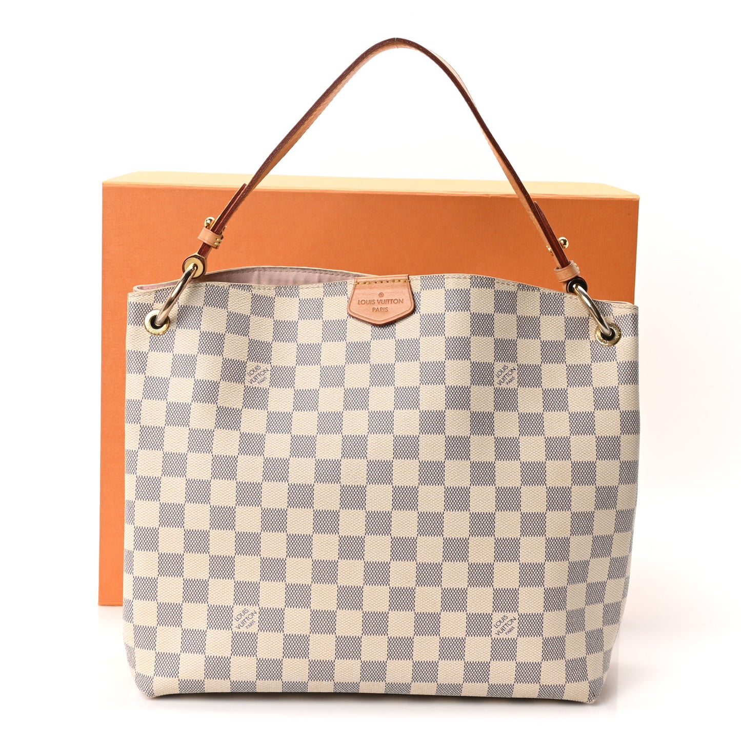Damier Azur Graceful PM Rose Ballerine