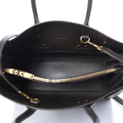 Saint Laurent Grained Calfskin Small Sac De Jour Earth 5 of 10