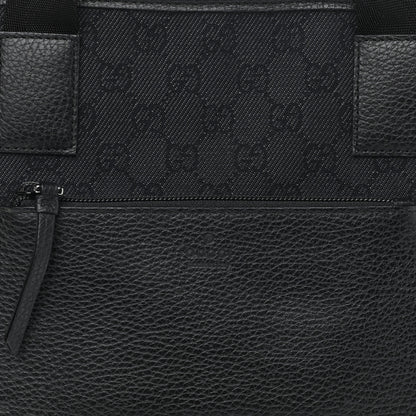 Gucci Monogram Tote Bag Black 8 of 10