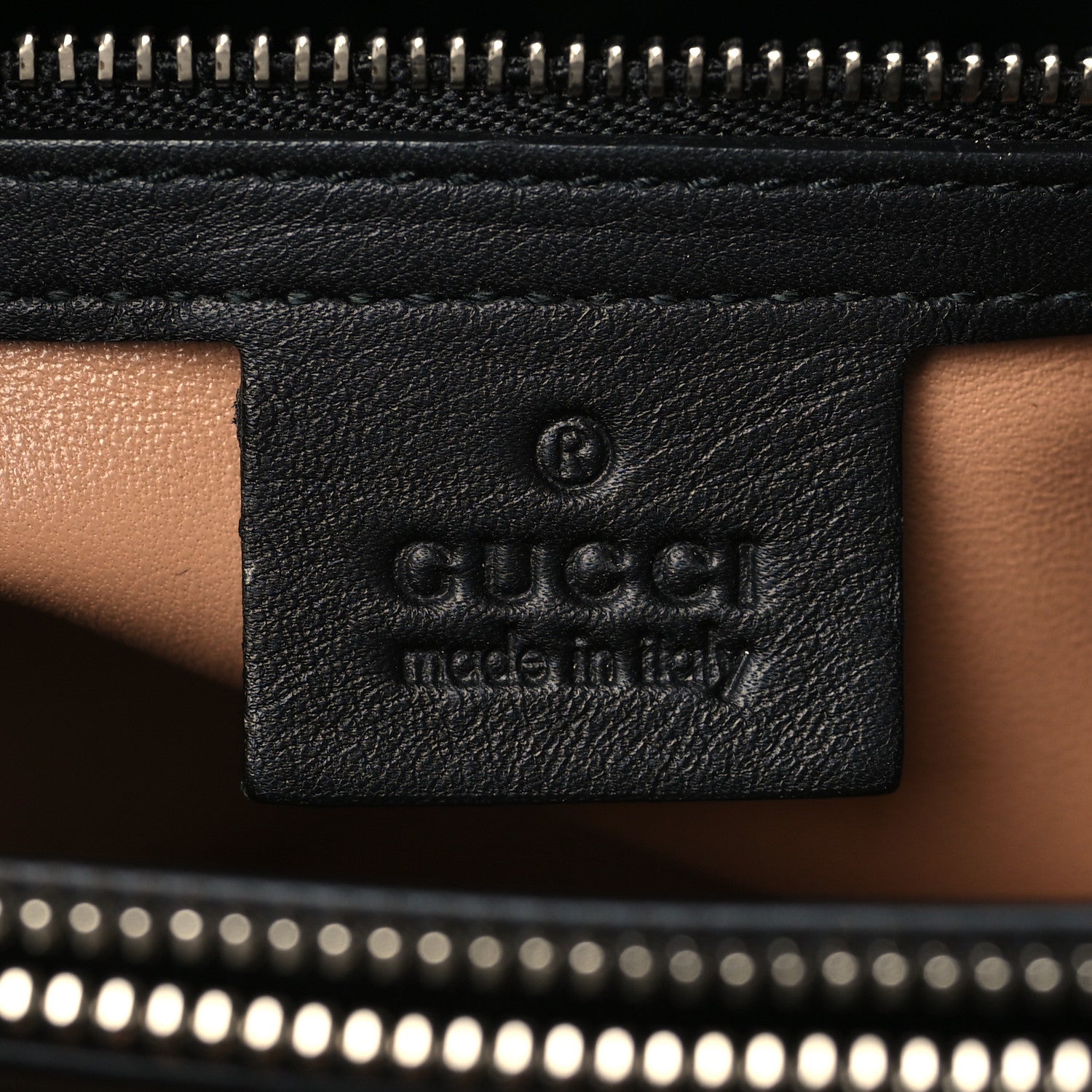 Gucci Calfskin Lady Bamboo Top Handle Bag Black 5 of 11