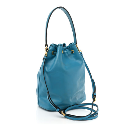 Prada Light Calfskin Saffiano Mini Bucket Crossbody Bag Voyage 3 of 14