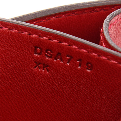 Hermes Ostrich Constance 24 Rouge Vif 7 of 9