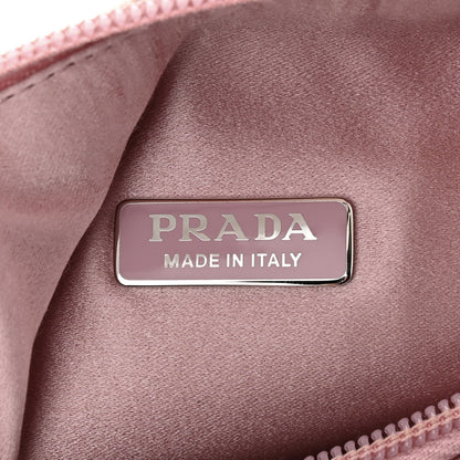 Prada Satin Crystal Mini Re-Edition 2000 Bag Alabastro 6 of 11