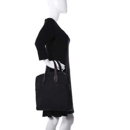 Gucci Monogram Tote Black 2 of 9