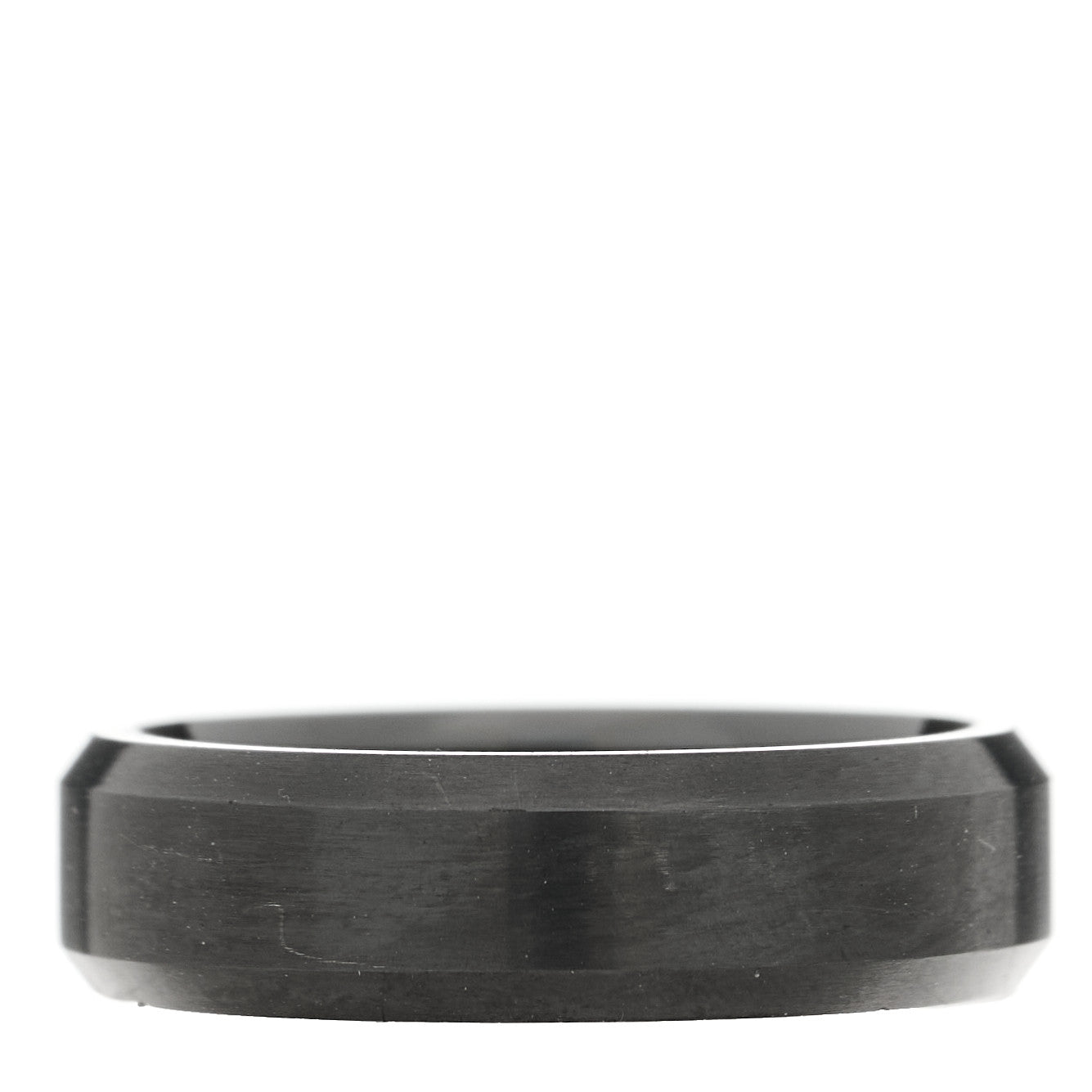 David Yurman Titanium 6mm Beveled Band Ring 57 8 1 of 4