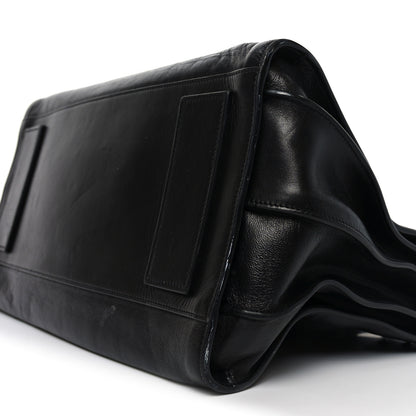 Saint Laurent Textured Patent Large Souple Sac De Jour Black 11 of 11