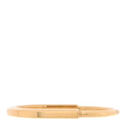 Tiffany 18K Yellow Gold Tiffany Lock Bangle Bracelet 1 of 6