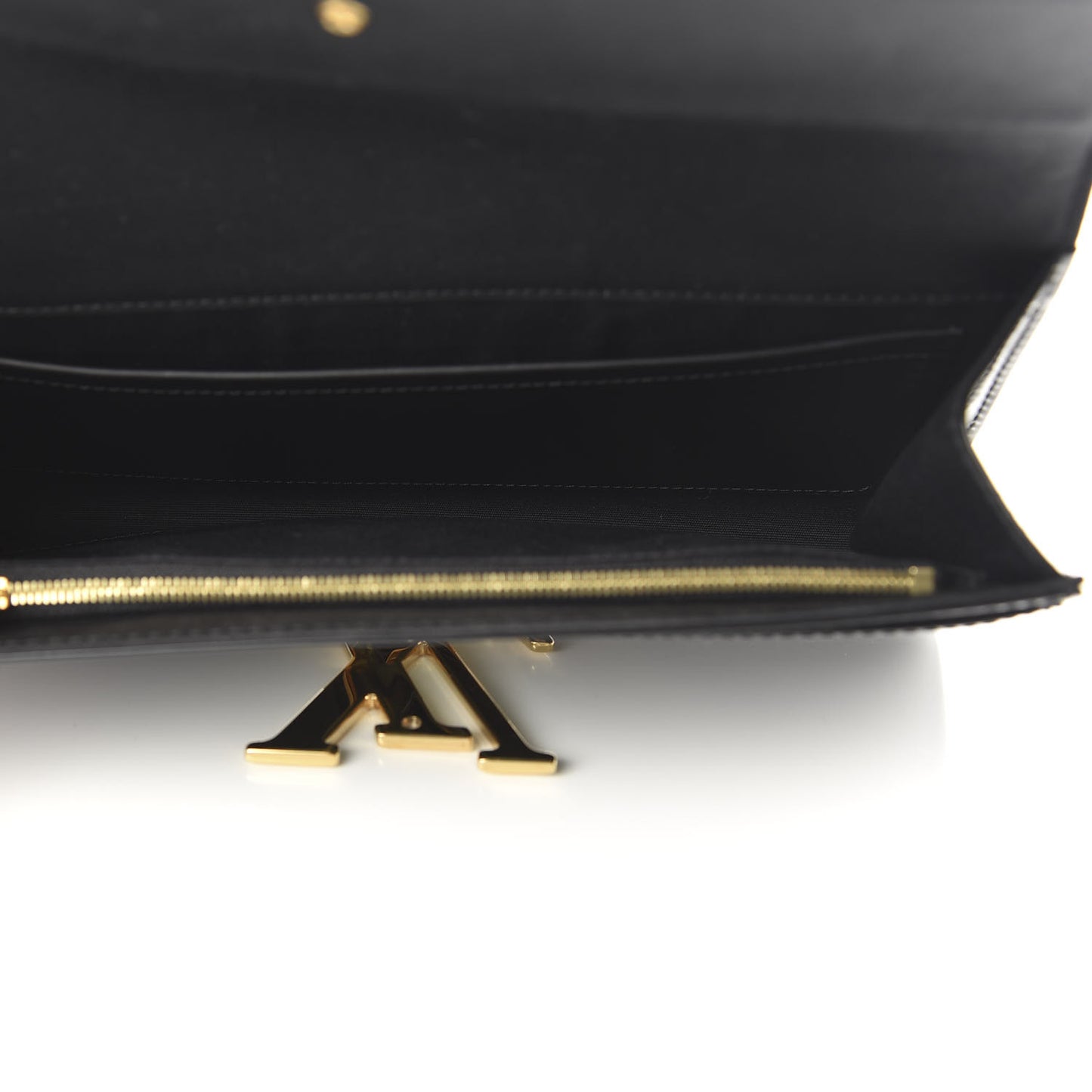 Patent Louise Wallet Black