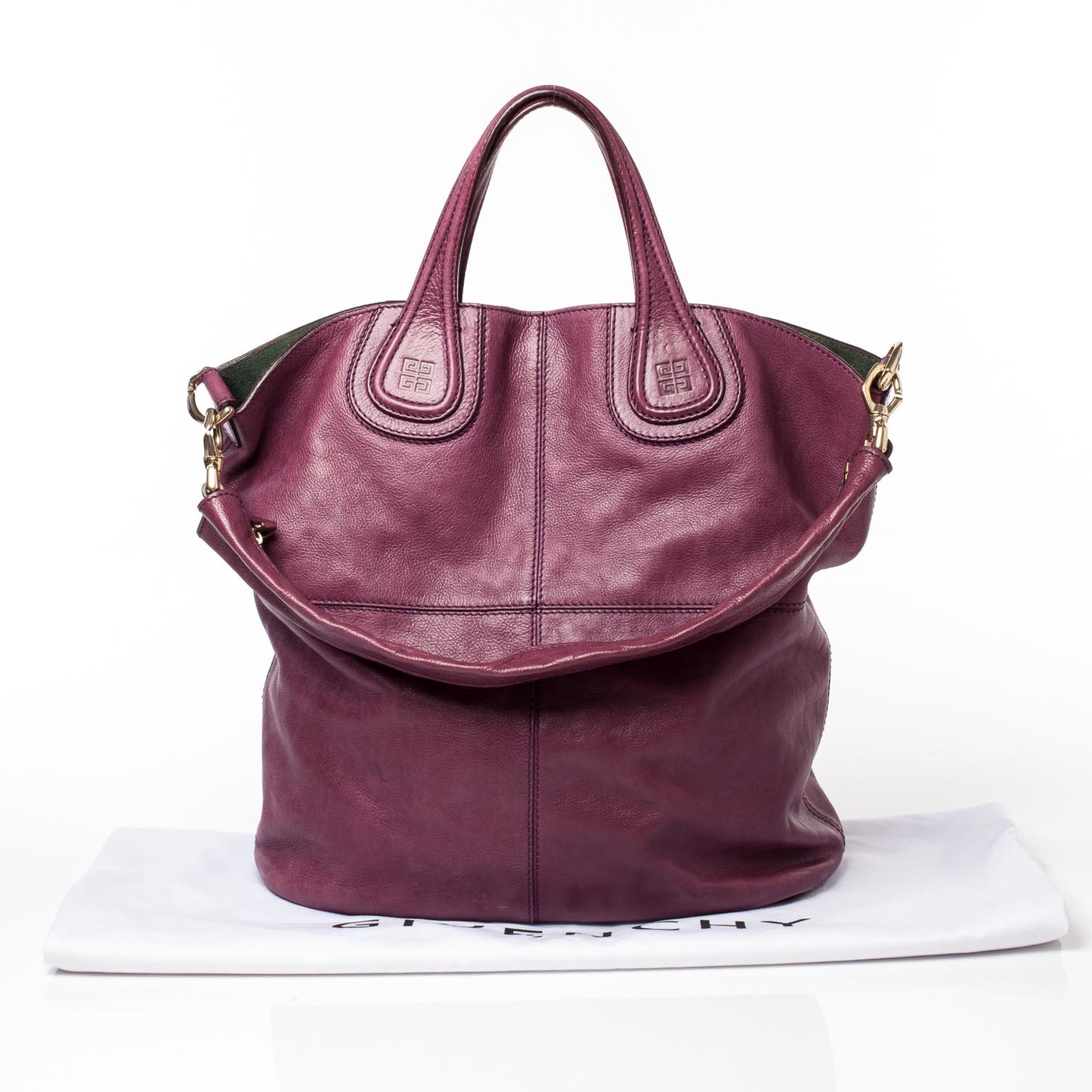 Lambskin North South Nightingale Aubergine