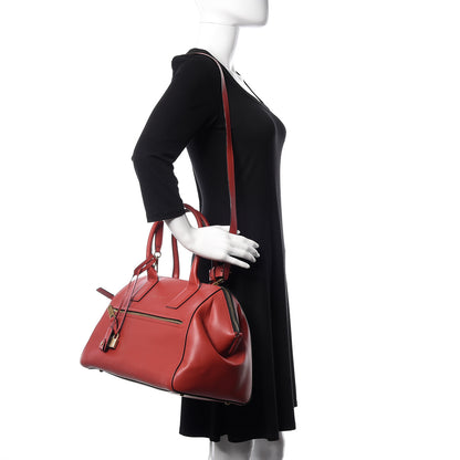 Marc Jacobs Textured Calfskin Medium Incognito Satchel Lobster 2 of 10