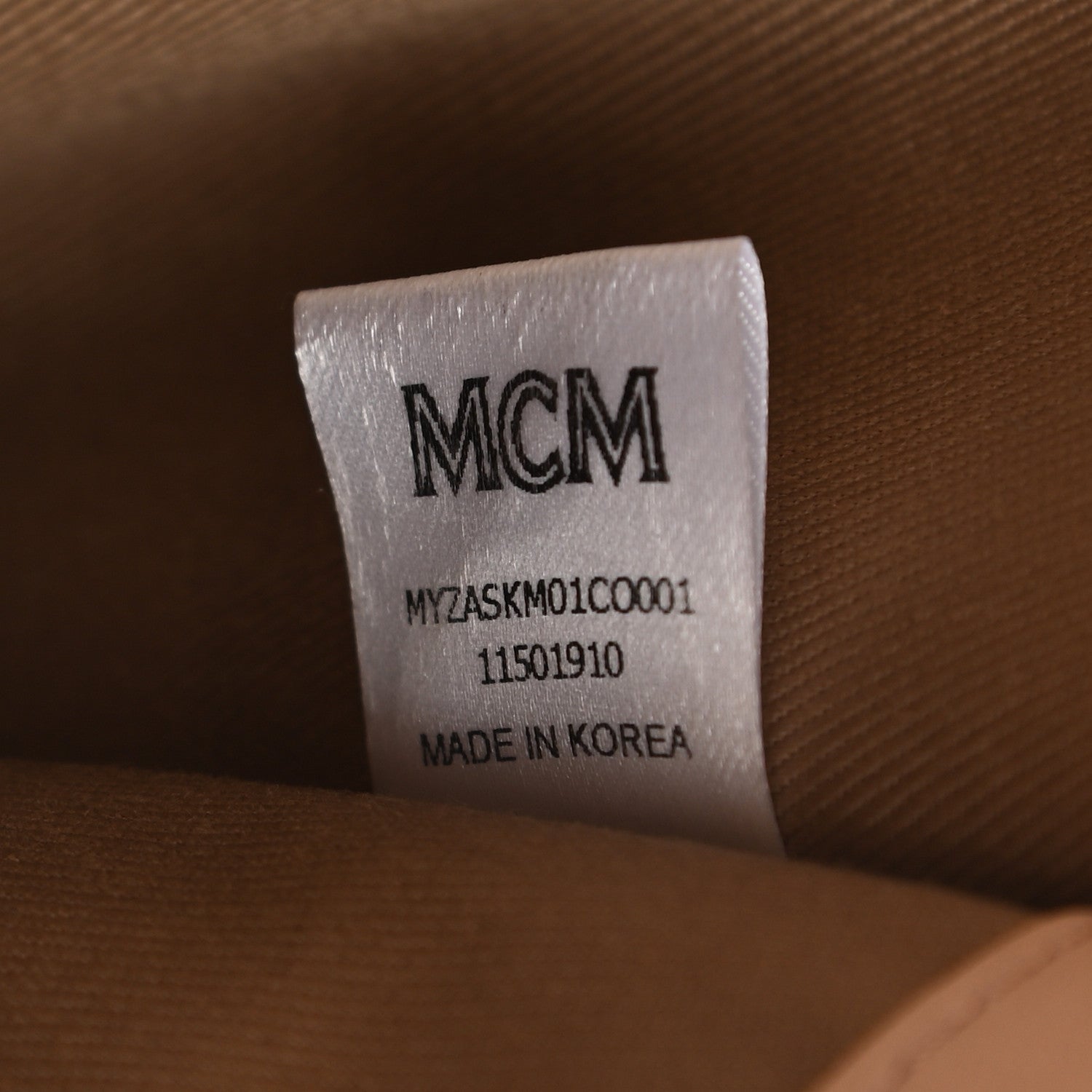 MCM Calfskin Ottomar Monogram Small Tivitat Document Holder Cognac 6 of 6