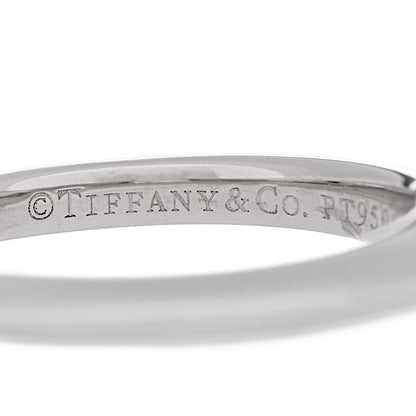 Tiffany Platinum Diamond .41ct Solitaire Engagement Ring 46 3.75 4 of 6