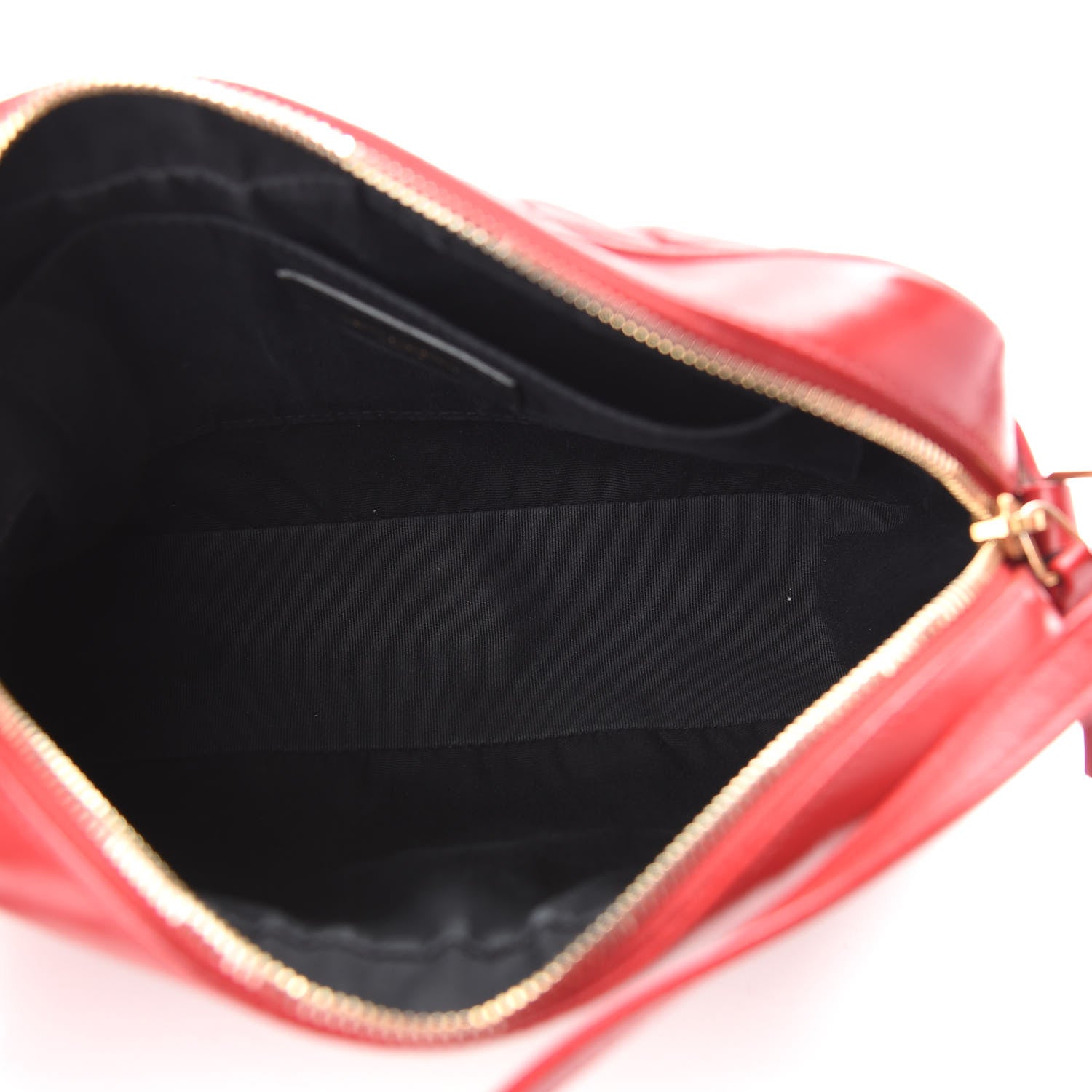 Saint Laurent Calfskin Matelasse Monogram Lou Camera Bag Red 5 of 9