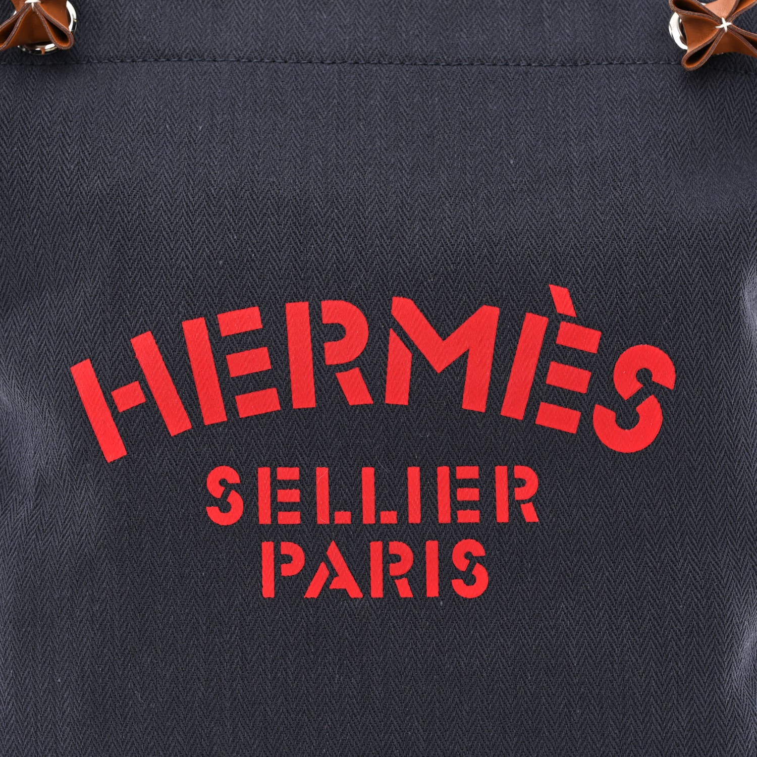 Hermes Canvas Swift Aline Grooming Bag Navy 8 of 10