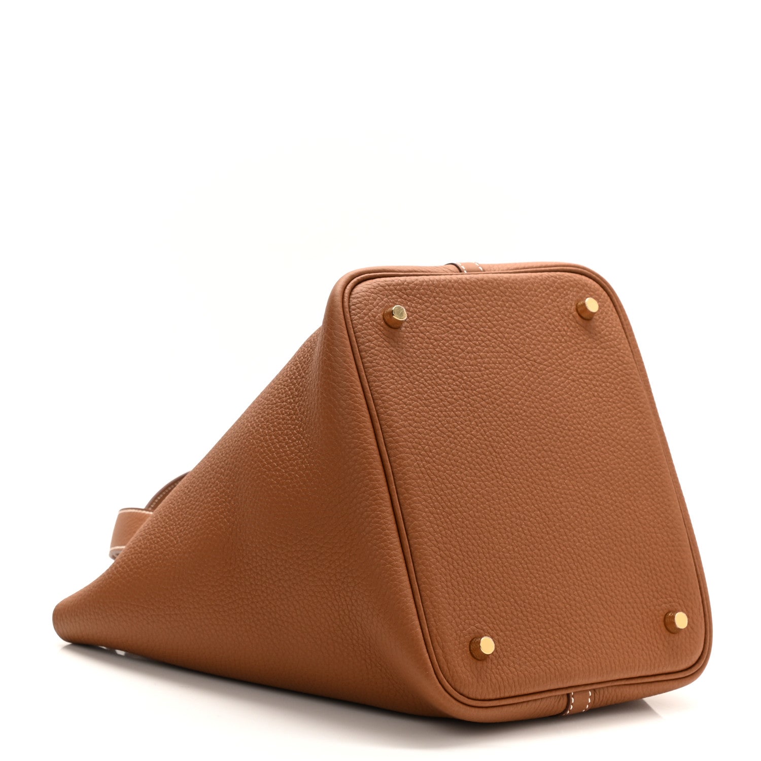 Hermes Taurillon Clemence Picotin Lock 22 MM Gold 4 of 11