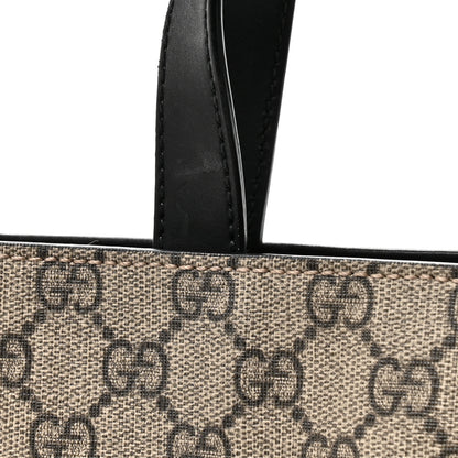 Gucci Soft GG Supreme Monogram Web Vertical Tote Black 15 of 15