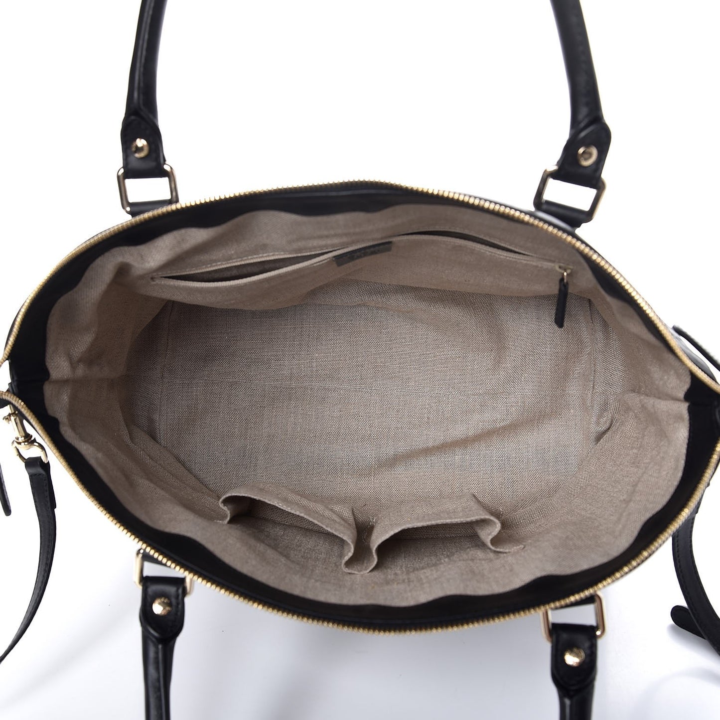 Soft Microguccissima Large Dome Satchel Black