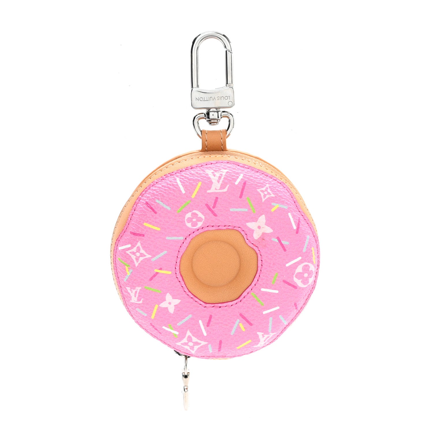 Louis Vuitton LV Donut Bag Charm Key Holder Pink 1 of 6