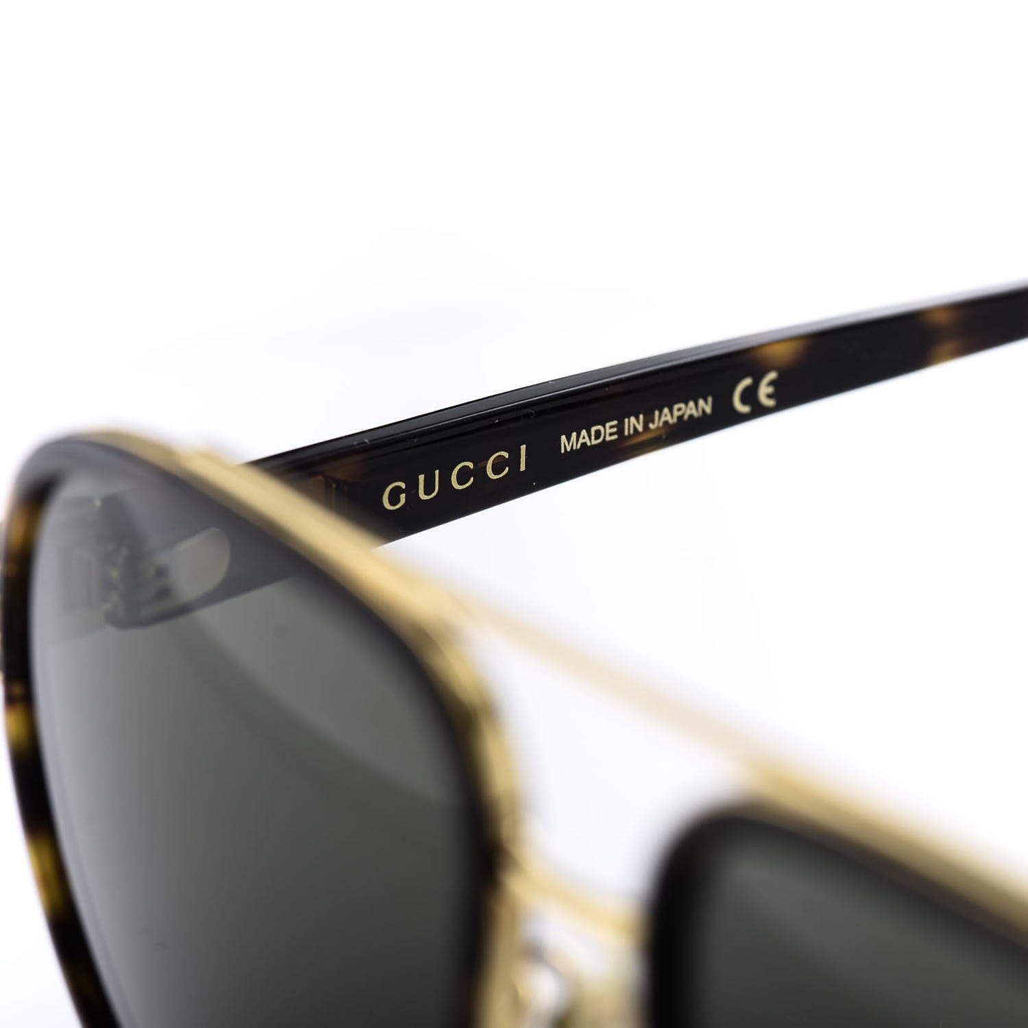 Gucci Acetate Aviator Sunglasses GG0447S Tortoise 6 of 9